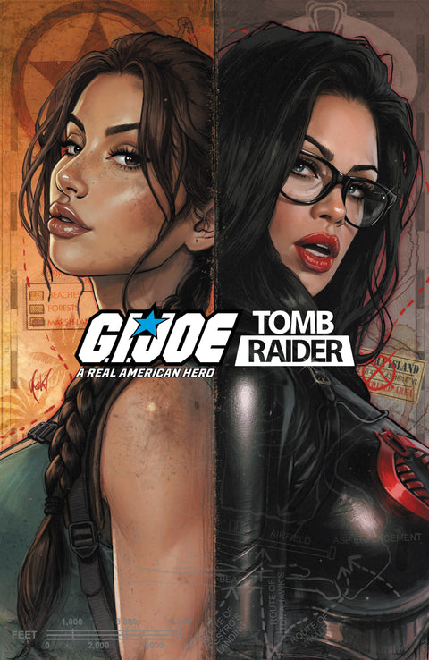 G.I. JOE: A REAL AMERICAN HERO / TOMB RAIDER #1 CEDRIC POULAT NYCC EXCLUSIVE