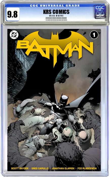BATMAN NEW 52 #1 GREG CAPULLO GOLD FOIL MEGACON EXCLUSIVE OPTIONS – KRS ...