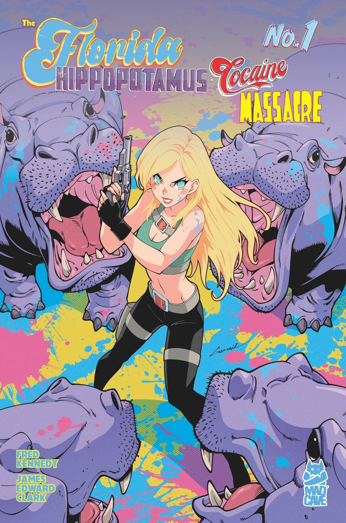 FLORIDA HIPPO COCAINE MASSACRE #1 GODTAIL SDCC TRADE DRESS EXCLUSIVE