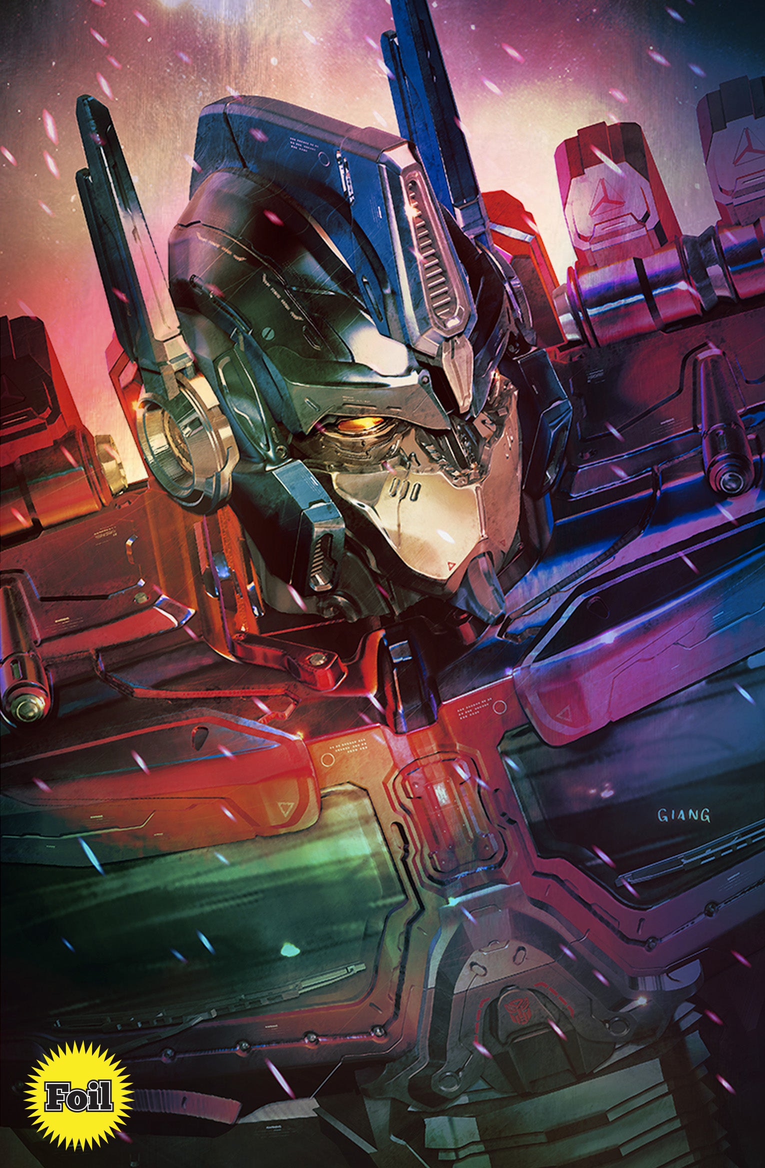 TRANSFORMERS 40TH ANNY 1 NYCC JOHN GIANG OPTIMUS PRIME FOIL EXCLUSIVE transformers-40th-anny-1-nycc-john-giang-optimus-prime-foil-exclusive
