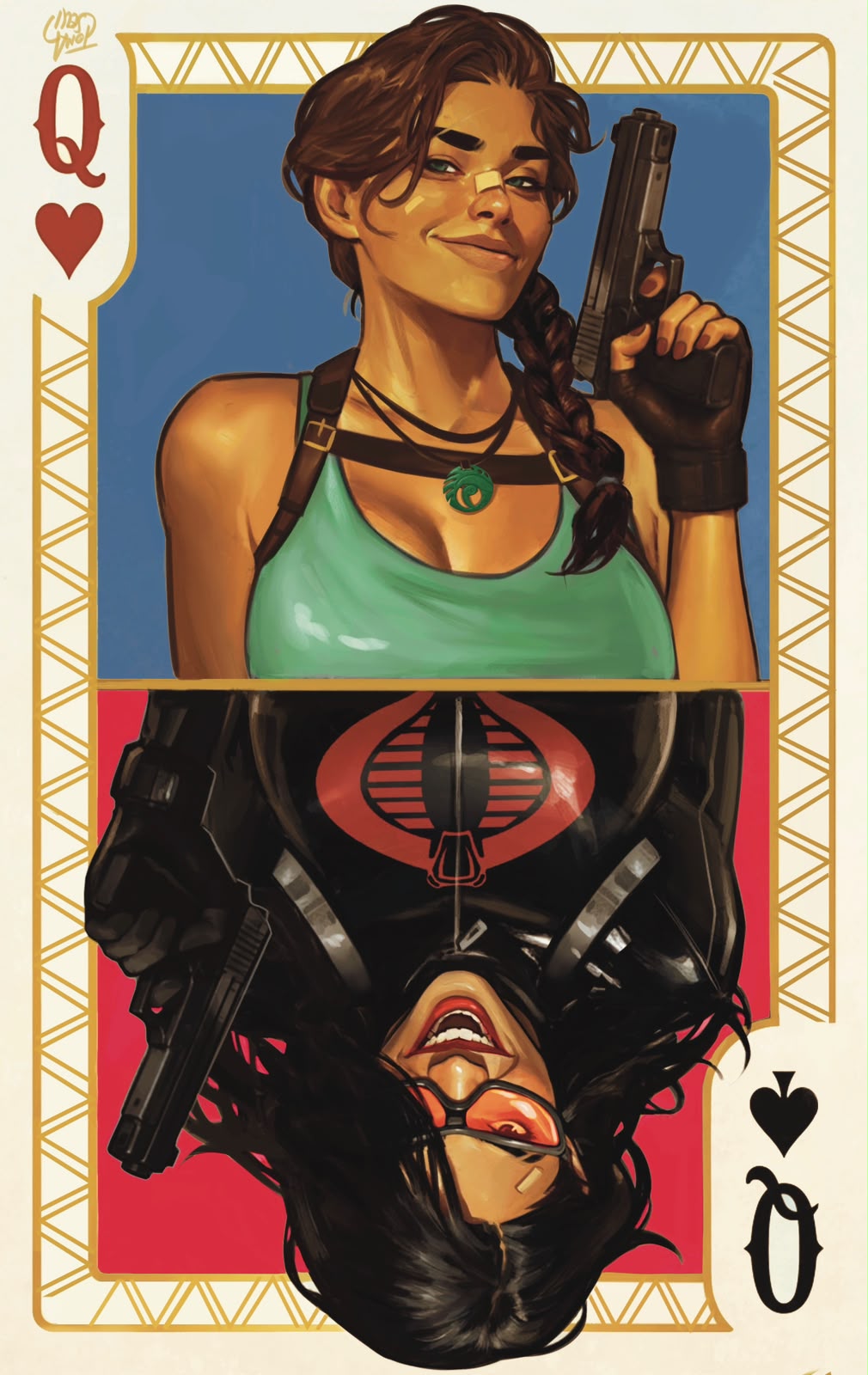 G.I. JOE: A REAL AMERICAN HERO / TOMB RAIDER #1 FRANCESCO TOMASELLI NYCC EXCLUSIVE
