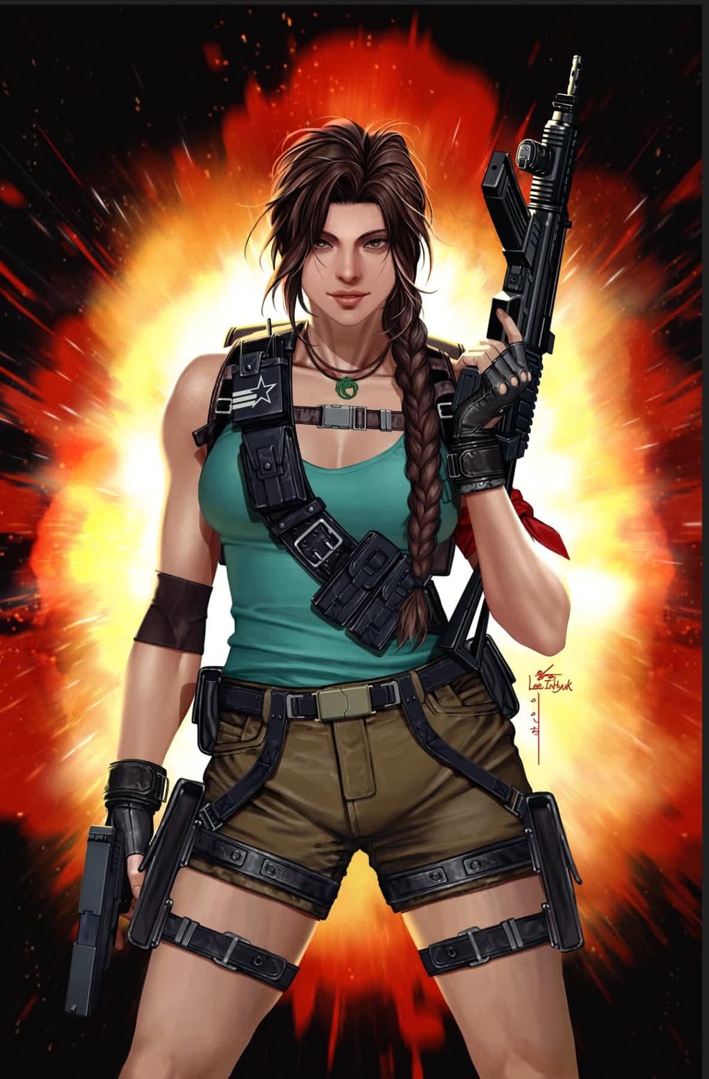 G.I. JOE: A REAL AMERICAN HERO / TOMB RAIDER #1 INHYUK LEE NYCC EXCLUSIVE