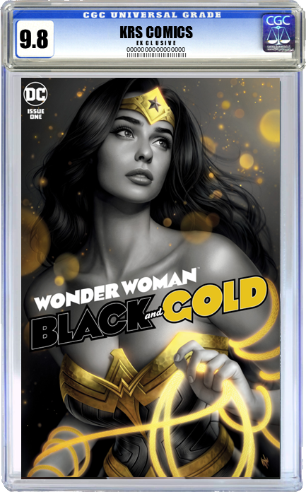 WONDER WOMAN BLACK AND GOLD #1 WARREN LOUW CGC OPTIONS