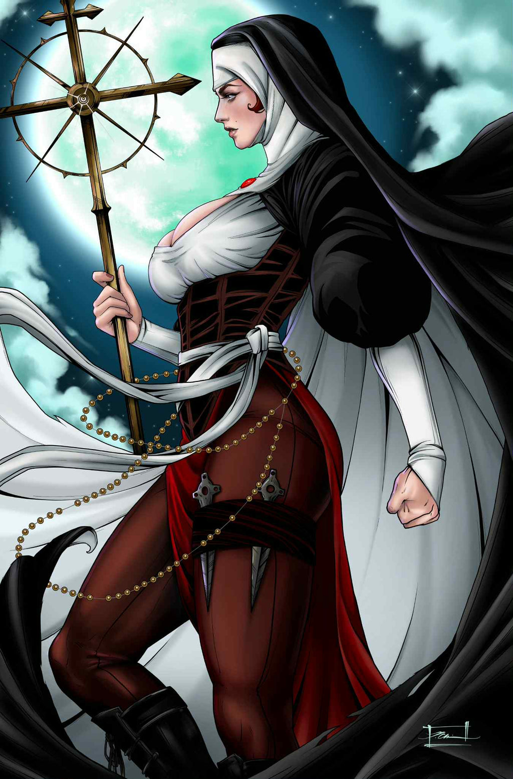 MARIAN HERETIC #1 TONY TROPHY NYCC EXCLUSIVE OPTIONS