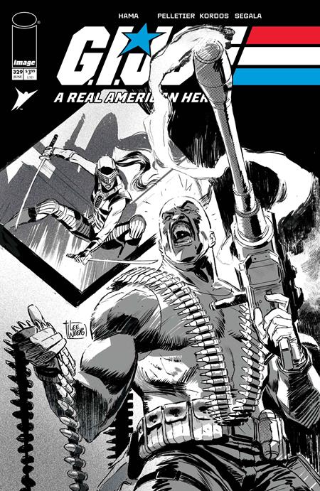G.I. JOE, A REAL AMERICAN HERO #329 - LEE WEEKS - B&W (06/10/2026)