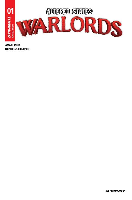 ALTERED STATES: WARLORDS #1 - BLANK (06/10/2026)