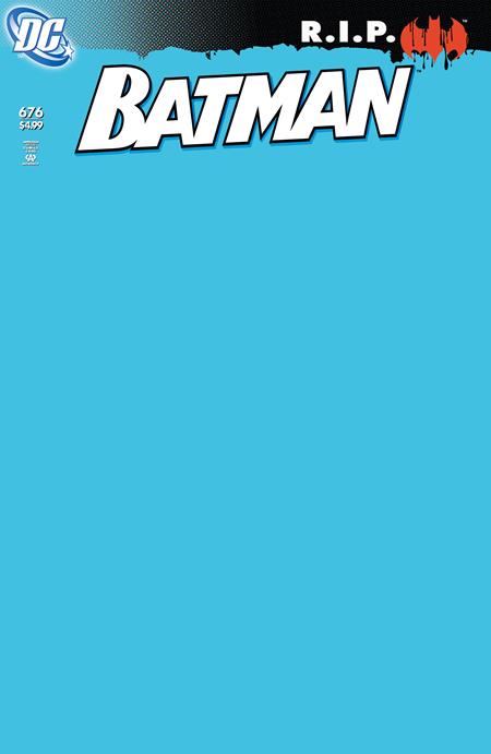 BATMAN #676 (OF 1) - 2025 FACSIMILE - BLANK (01/21/2026)