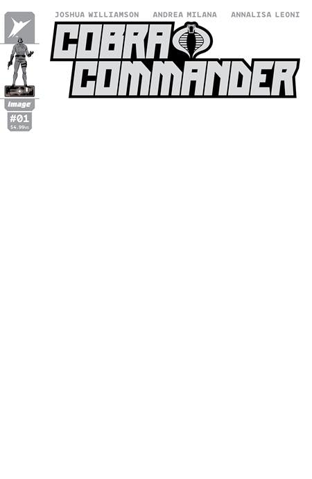 COBRA COMMANDER #1 (OF 5) CVR G BLANK SKETCH VAR (01/17/2024)