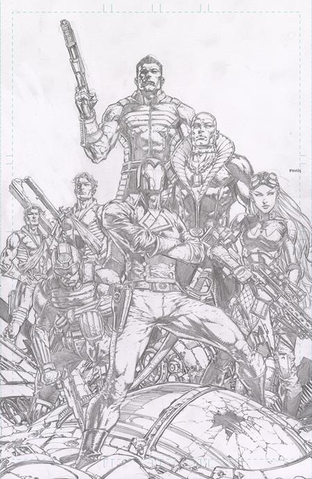 GI JOE #1 CVR M INC 1:500 DAVID FINCH B & W VAR (11/13/2024)