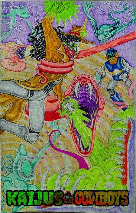 KAIJUS & COWBOYS #3 (OF 12) - HEATHER EWERS - TAPESTRY (12/09/2026)