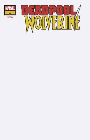 DEADPOOL / WOLVERINE #1 -  BLANK COVER (01/01/2025)