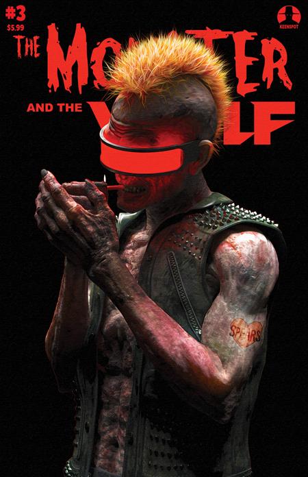 MARK SPEARS MONSTERS: THE MONSTER & THE WOLF #3 - MARK SPEARS - COVER D - THE PUNK (04/15/2026)