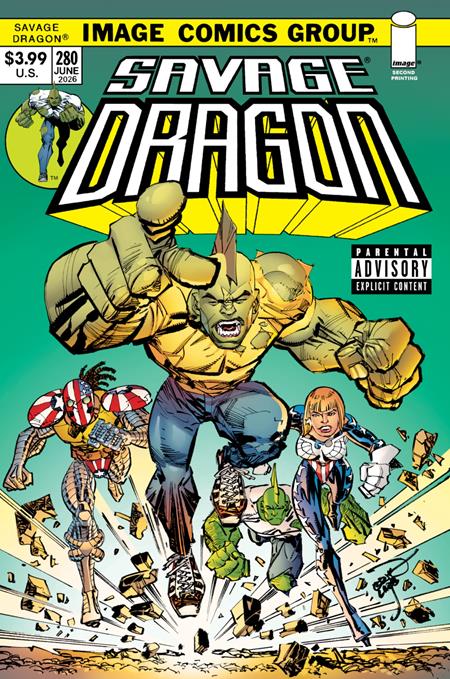 SAVAGE DRAGON #280 - ERIK LARSEN - SECOND PRINT (08/05/2026)