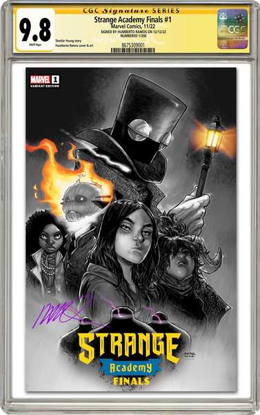 STRANGE ACADEMY FINALS 1 HUMBERTO RAMOS CGC SIG SERIES ULTIMATE