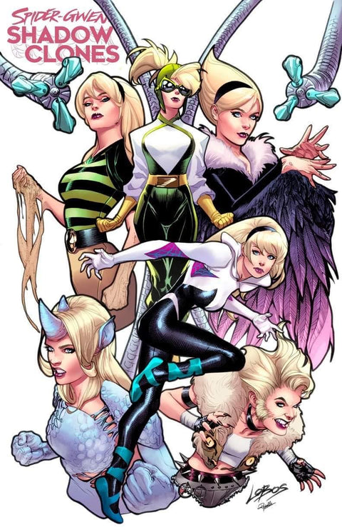 SPIDER-GWEN SHADOW CLONES #1 PABLO "LOBOS" VILLALOBOS EXCLUSIVE OPTIONS