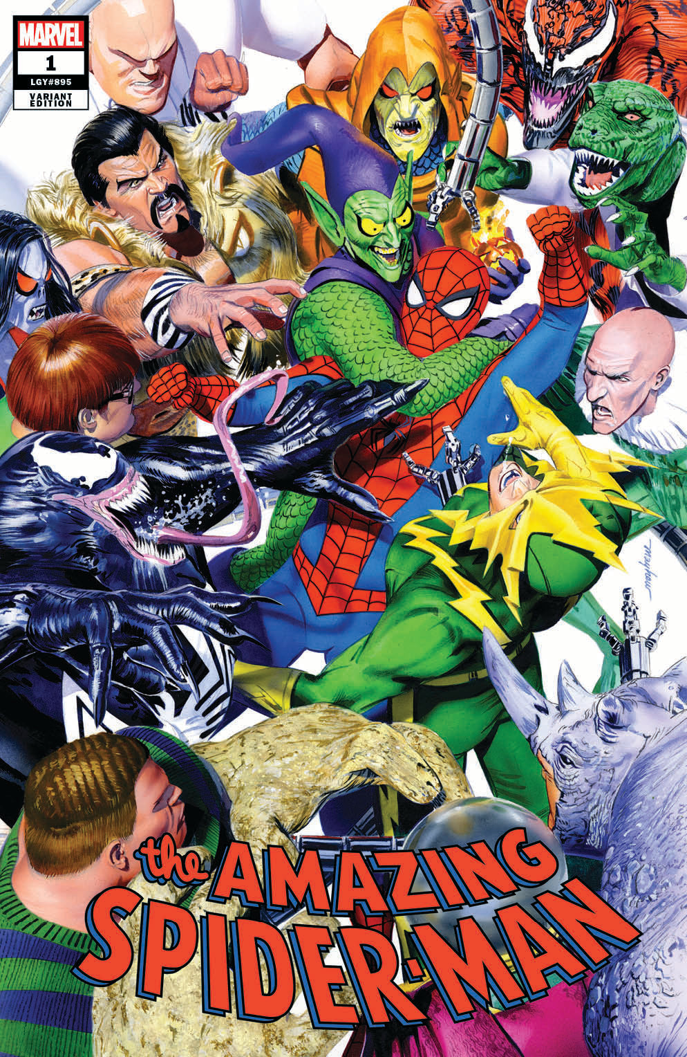AMAZING SPIDER-MAN #1 MIKE MAYHEW EXCLUSIVE OPTIONS