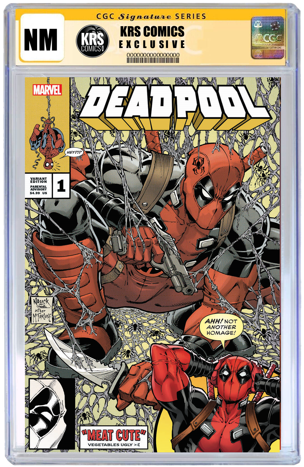 DEADPOOL #1 TODD NAUCK ANTI-HOMAGE EXCLUSIVE OPTIONS – KRS Comics LLC