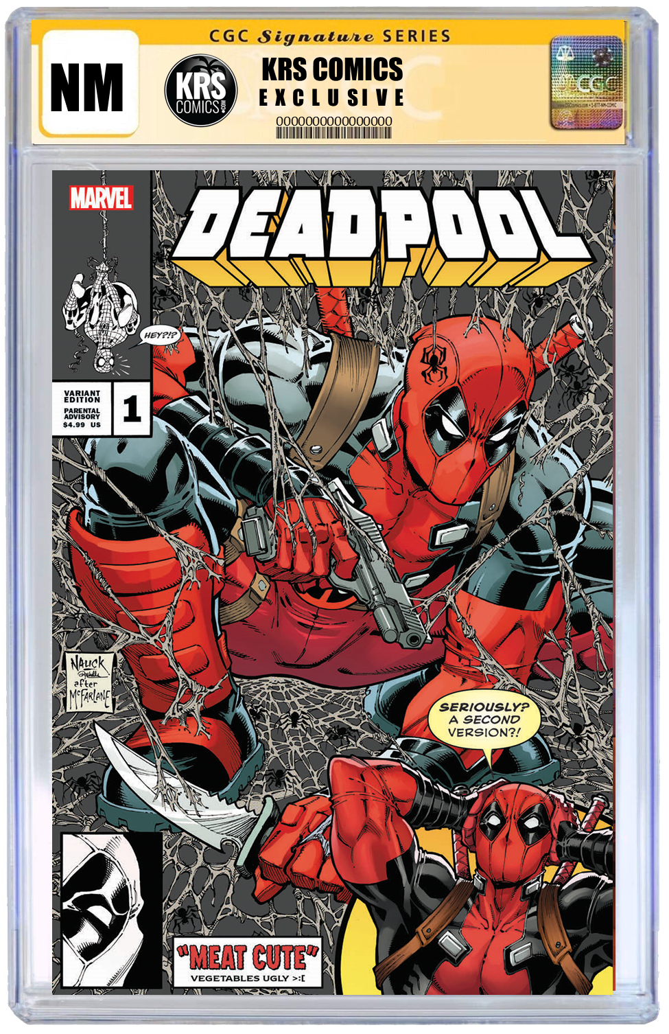 DEADPOOL #1 TODD NAUCK ANTI-HOMAGE EXCLUSIVE OPTIONS – KRS Comics LLC