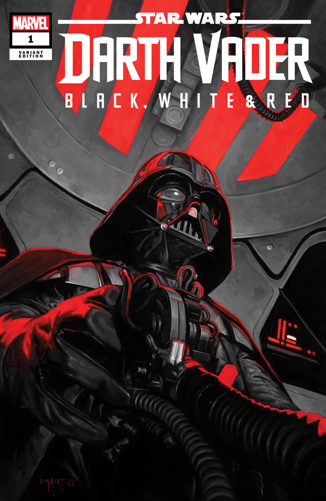 STAR WARS DARTH VADER BLACK WHITE AND RED #1 E.M. GIST EXCLUSIVE OPTIONS