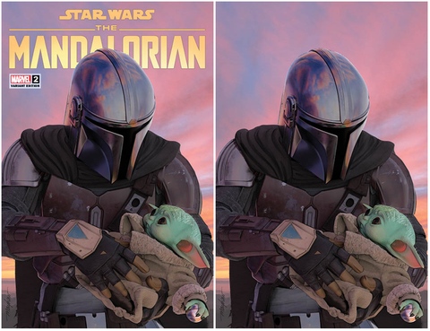 STAR WARS MANDALORIAN #2 MIKE MAYHEW EXCLUSIVE OPTIONS