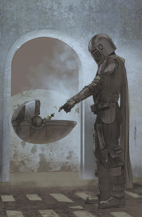 STAR WARS: THE MANDALORIAN #1 MIKE MAYHEW MOONLIGHT NYCC VARIANT