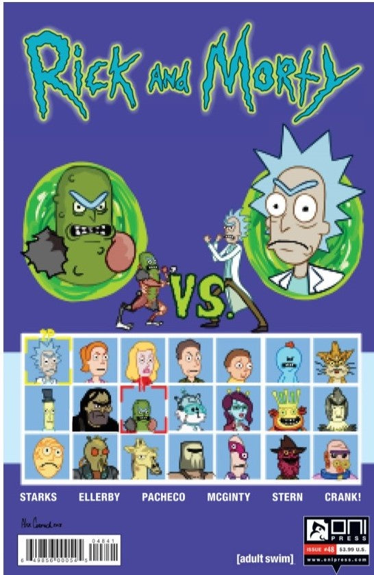 RICK AND MORTY #48 ALEX CORMACK VERSUS PICKLE RICK CON VARIANT