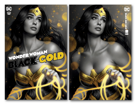 WONDER WOMAN BLACK & GOLD #1 (OF 6) INC WARREN LOUW EXCLUSIVE OPTIONS